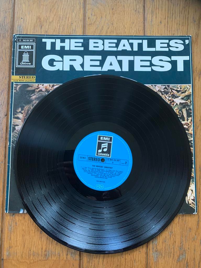 The Beatles Greatest met Columbia labels, Cd's en Dvd's, Vinyl | Pop, Ophalen of Verzenden, Gebruikt, 12 inch
