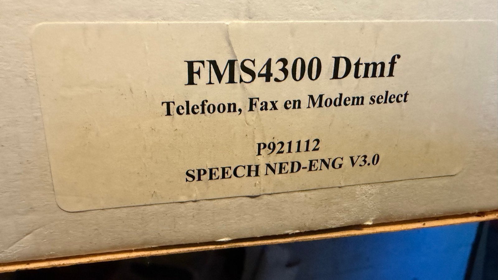 FMS4300 Dtmf Telefoon, Fax en Modem select, Telecommunicatie, Ophalen of Verzenden, Nieuw, Toebehoren