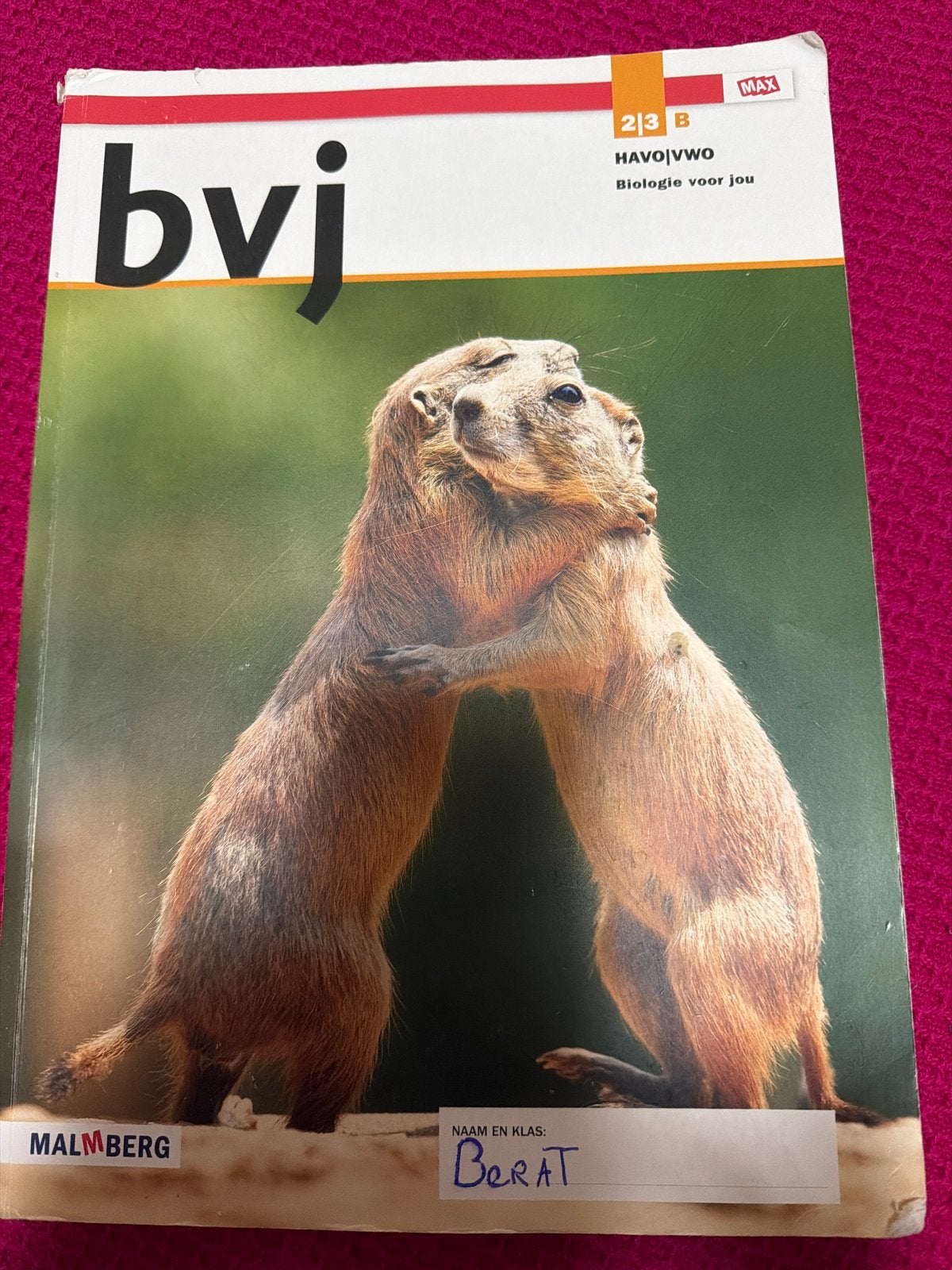 bvj Biologie voor jou 2/3 B HAVO/VWO Malmberg, Ophalen, Gelezen, HAVO, Biologie