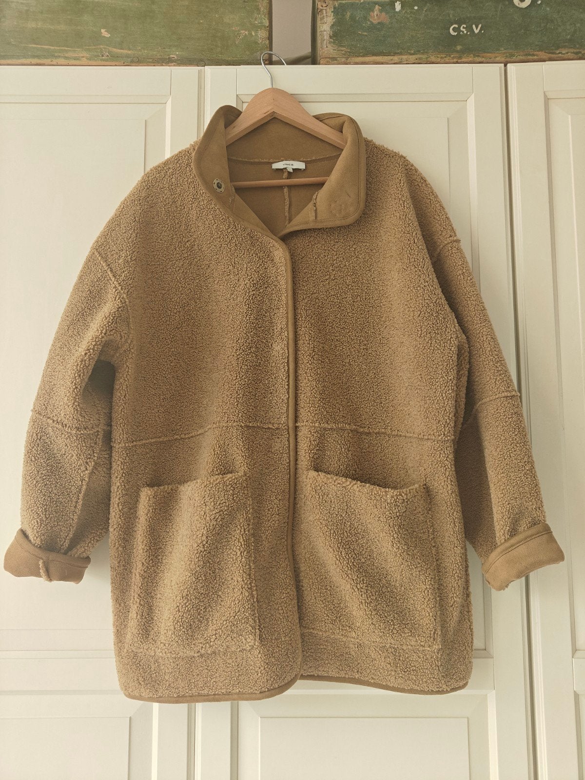 Nieuwe Vince by Pauw Faux Fur Teddy Lammy Jas Maat L, Kleding | Dames, Bruin, Vince by Pauw, Maat 42/44 (L), Nieuw
