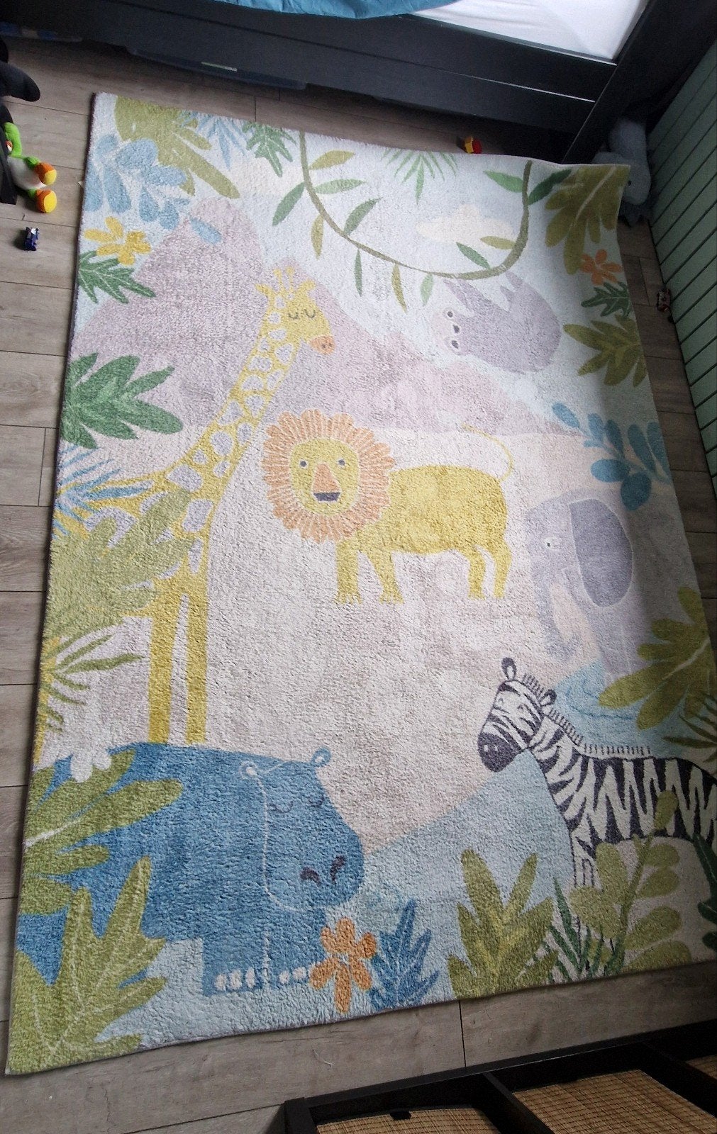 Kleed kinderkamer jungle, Ophalen, Zo goed als nieuw, Kleed of Kussen