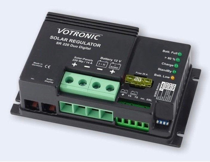 Votronic Beaut Laadregelaar SR 220 DUO 12V Solar Laadregel, Duitsland, Ophalen of Verzenden, Zo goed als nieuw, Votronic