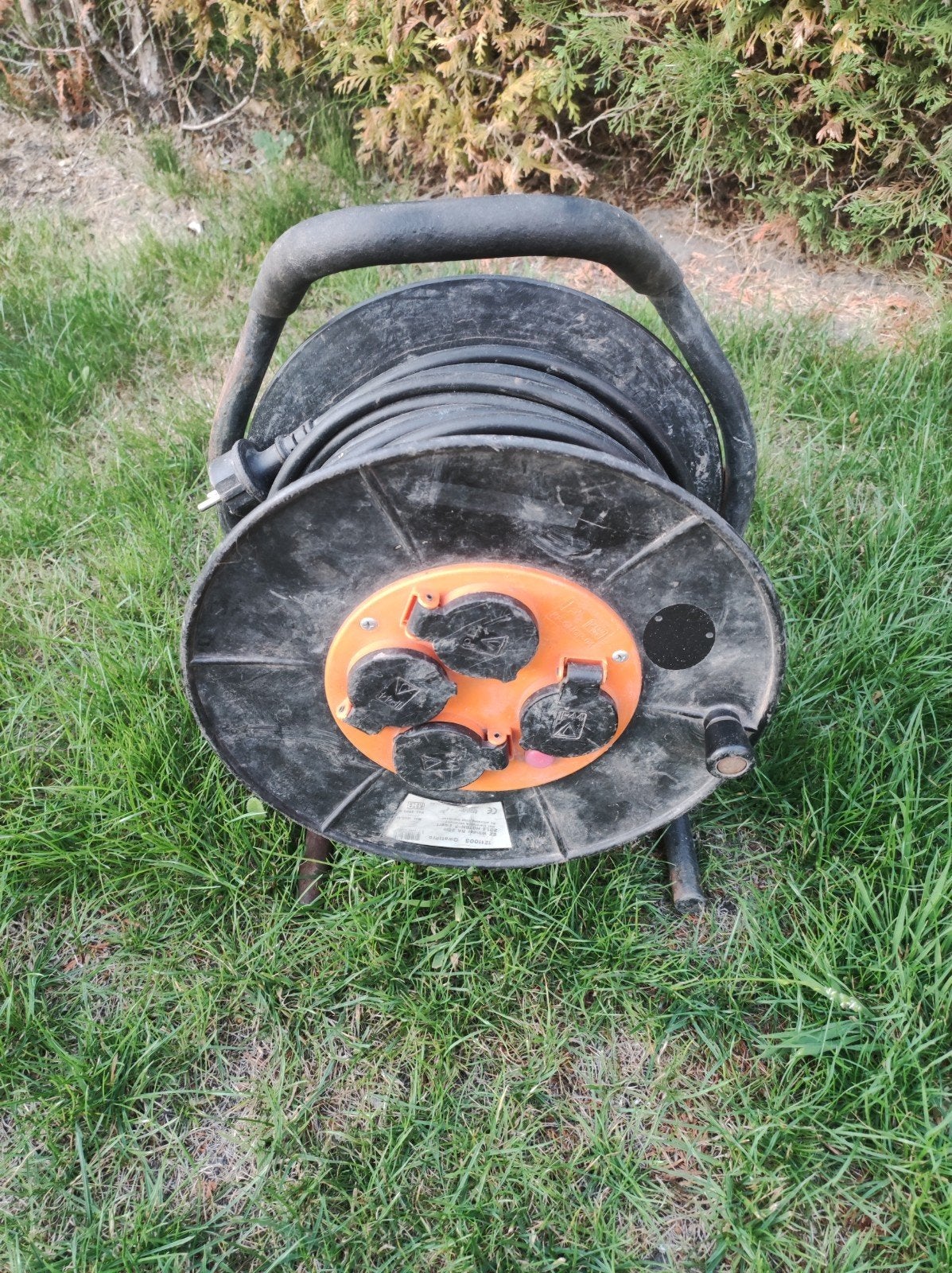 Qwatt Pro 25m kabelhaspel 3x1,5, Ophalen of Verzenden, Gebruikt, Overige merken, Kabelhaspel