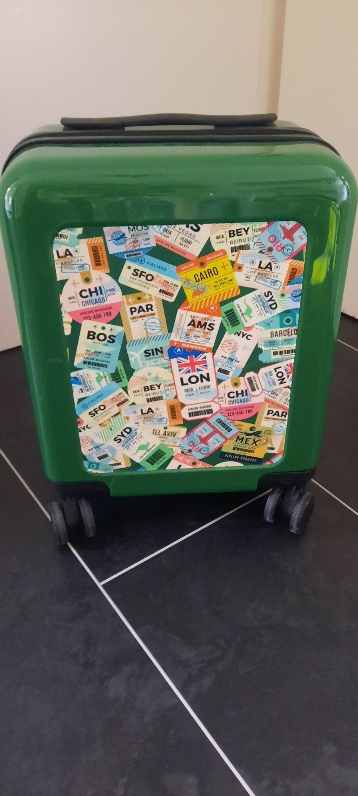 Nieuwe handbagage koffer met cijferslot, Sieraden, Tassen en Uiterlijk, Koffers, 50 tot 60 cm, Hard kunststof, Nieuw, Ophalen of Verzenden