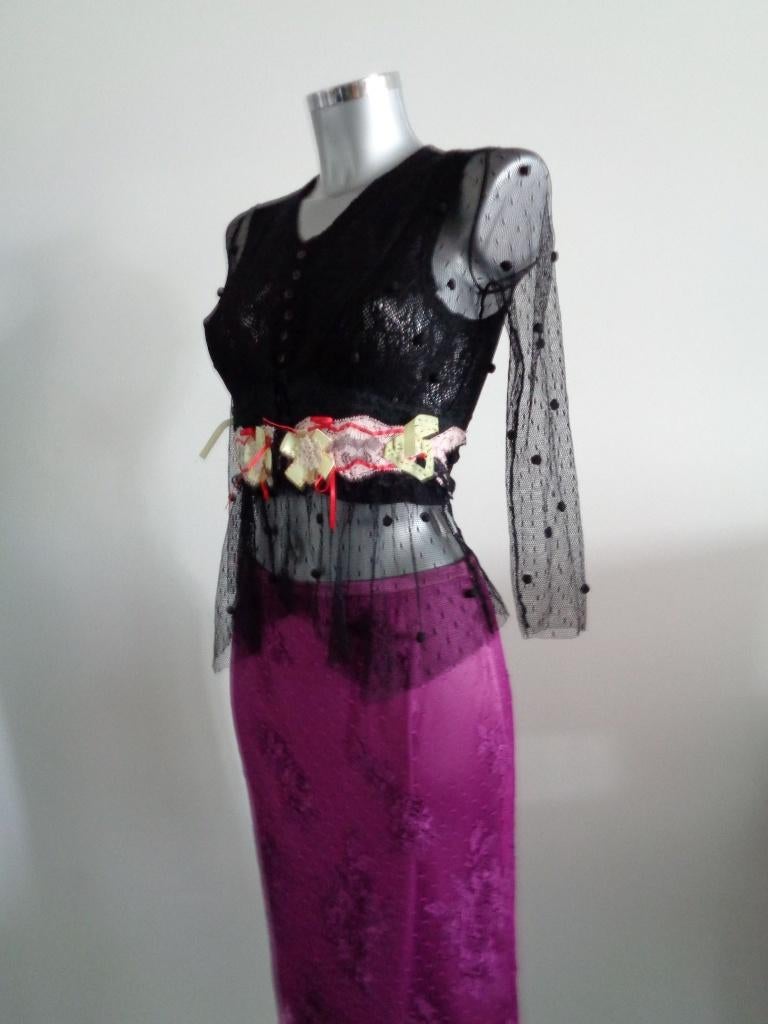 Jorando Italy zwart gehaakt vestje, (x)small, Nieuw, kaartje, Kleding | Dames, Zwart, Nieuw, Ophalen of Verzenden, Maat 36 (S)