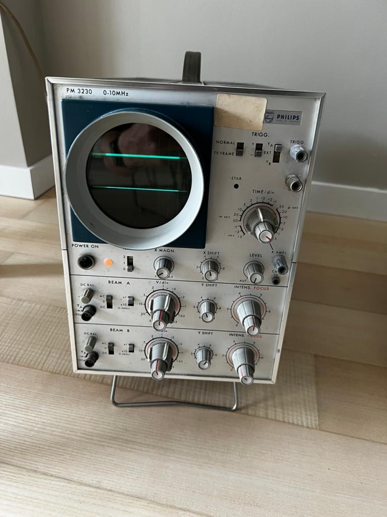 Philips PM3230 oscilloscoop 0-10 MHz, Ophalen, Gebruikt