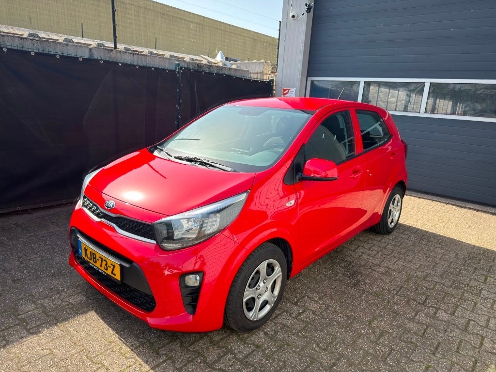 Kia Picanto 1.0 Benzine - Airco, Stoel- en Stuurverwarming, Auto's, Kia, Voorwielaandrijving, Stof, Bedrijf, Handgeschakeld