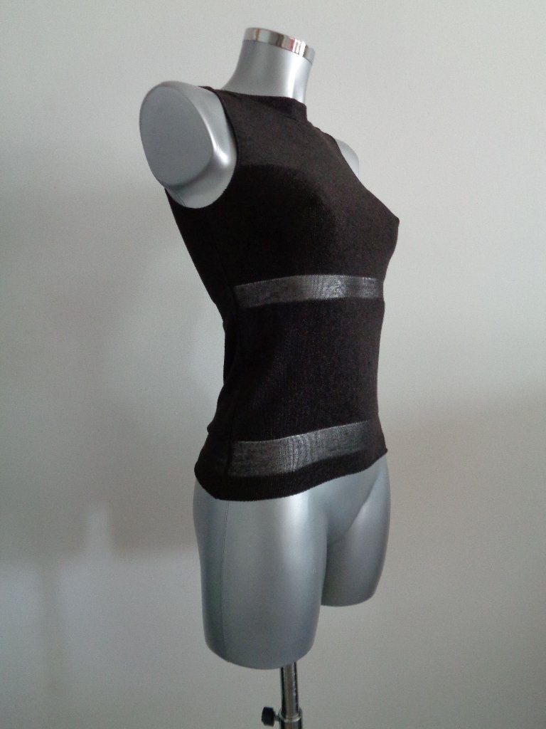 Sarah pacini top, maat small, kleur taupe, origineel., Kleding | Dames, Verzenden, Sarah Pacini, Zo goed als nieuw, Maat 36 (S)