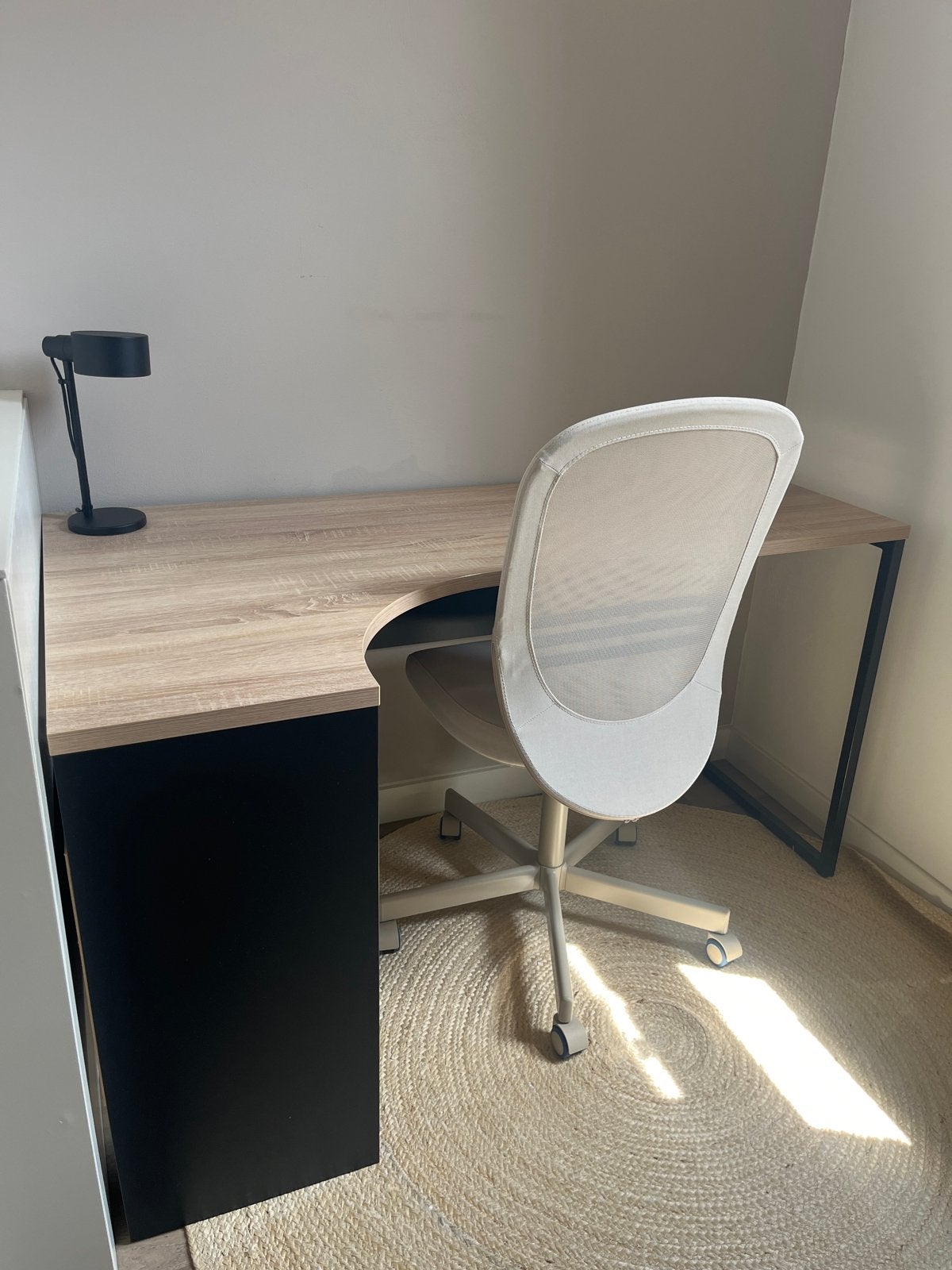Modern hoekbureau met lades en opbergruimte, Huis en Inrichting, Bureaus, Ophalen, Met lades, Spaanplaat of MDF, Hoekbureau