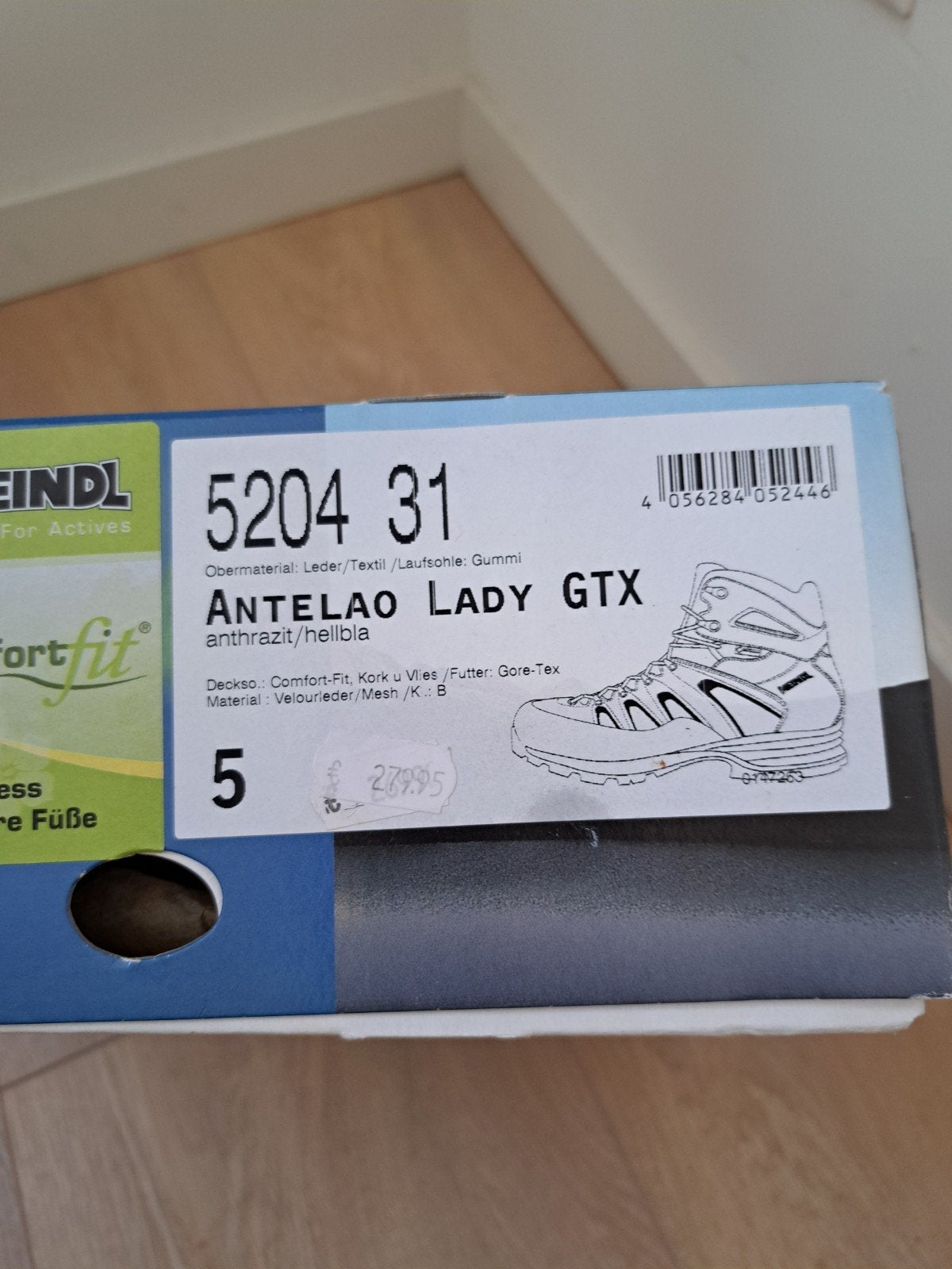Meindl Antelao Lady GTX wandelschoenen, Sport en Fitness, Bergsport en Wandelen, Ophalen, Zo goed als nieuw, Schoenen
