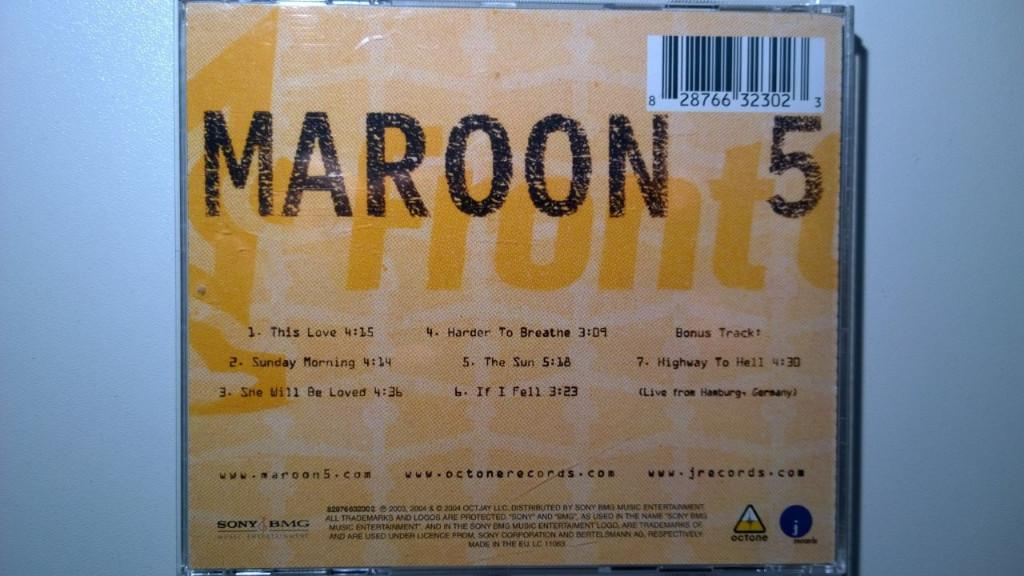 Maroon 5 - 1.22.03. Acoustic, Ophalen of Verzenden, 1990 - 1999, Zo goed als nieuw