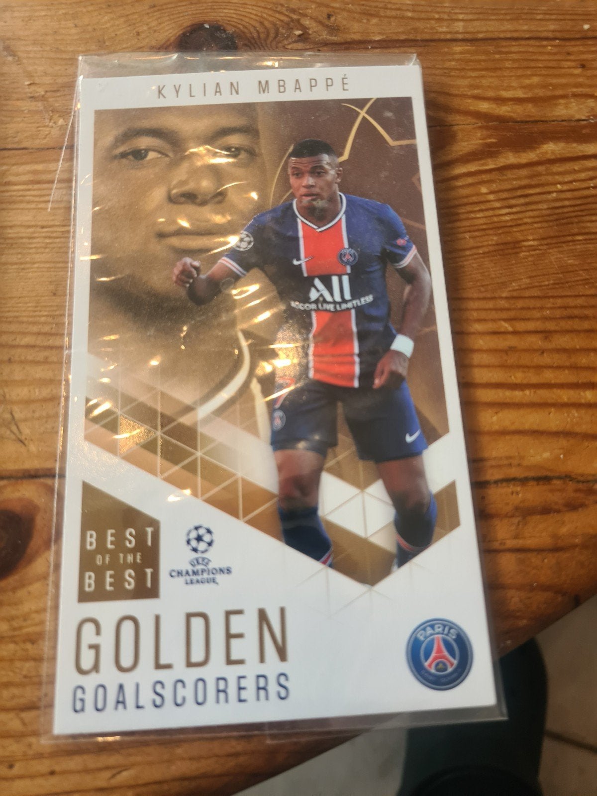 Best of the best m bappe topps/panini, Verzenden, Nieuw, Buitenlandse clubs, Poster, Plaatje of Sticker