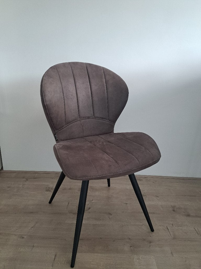 MXsofa eetkamerstoelen 5 stuks, Ophalen, Bruin, Zo goed als nieuw, Vijf, Zes of meer stoelen