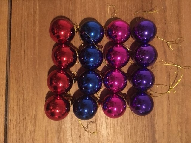 Mini kerstballen, Ophalen of Verzenden, Zo goed als nieuw