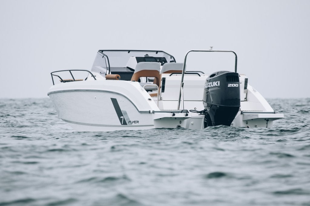 Beneteau Flyer 7 Sundeck | 200PK Honda | Wordt verwacht!, Watersport en Boten, Vis- en Consoleboten, Overige merken, Nieuw, 80 cm