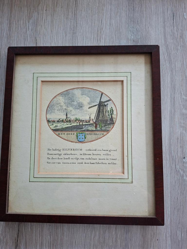 Kopergravure Hilversum, Ophalen of Verzenden
