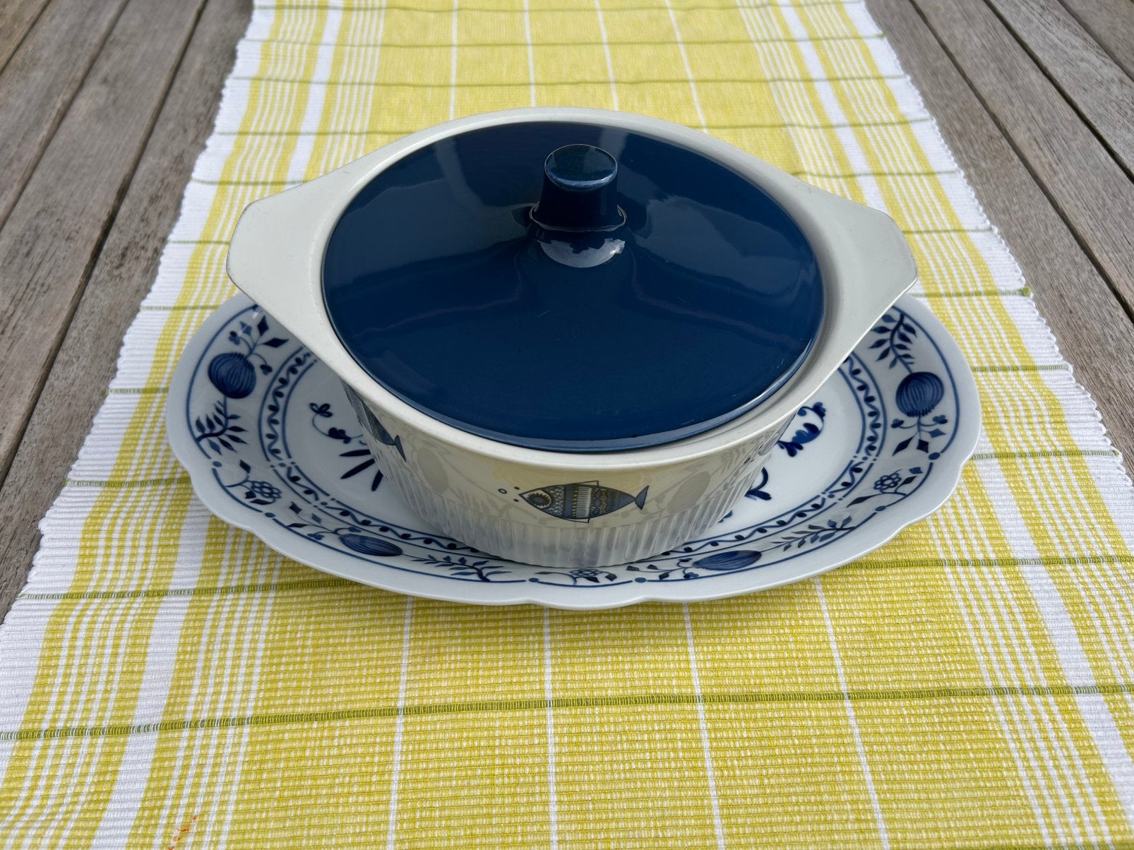 Villeroy & Boch ovenschaal Swiebelmuster serveerschaal, Ophalen of Verzenden, Porselein, Overige stijlen, Schaal of Schalen