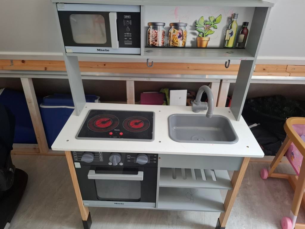 Miele Speelgoedkeuken - Complete Kinderkeuken, Ophalen, Gebruikt, Hout, Speelkeuken