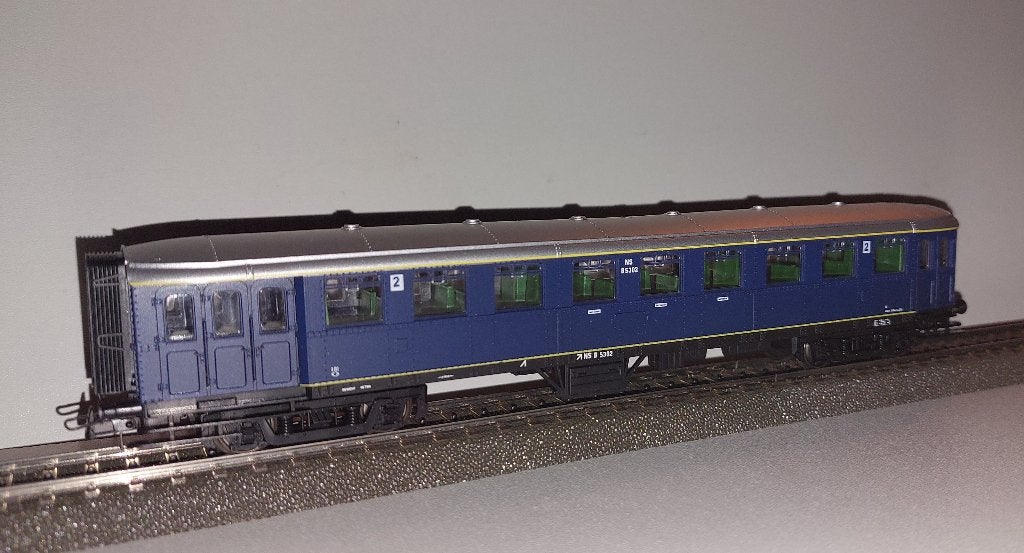 Roco H0 44259 - Blokkendoos 2e klasse B 5301 v.d. NS in ovp, Hobby en Vrije tijd, Modeltreinen | H0, Nieuw, Wagon, Gelijkstroom