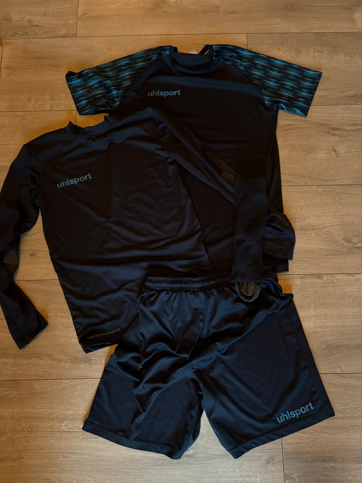 Uhlsport Keepersset Maat S (Tenue, Baselayer, Sokken), Ophalen of Verzenden, Zo goed als nieuw, Maat 46 (S) of kleiner, Voetbal