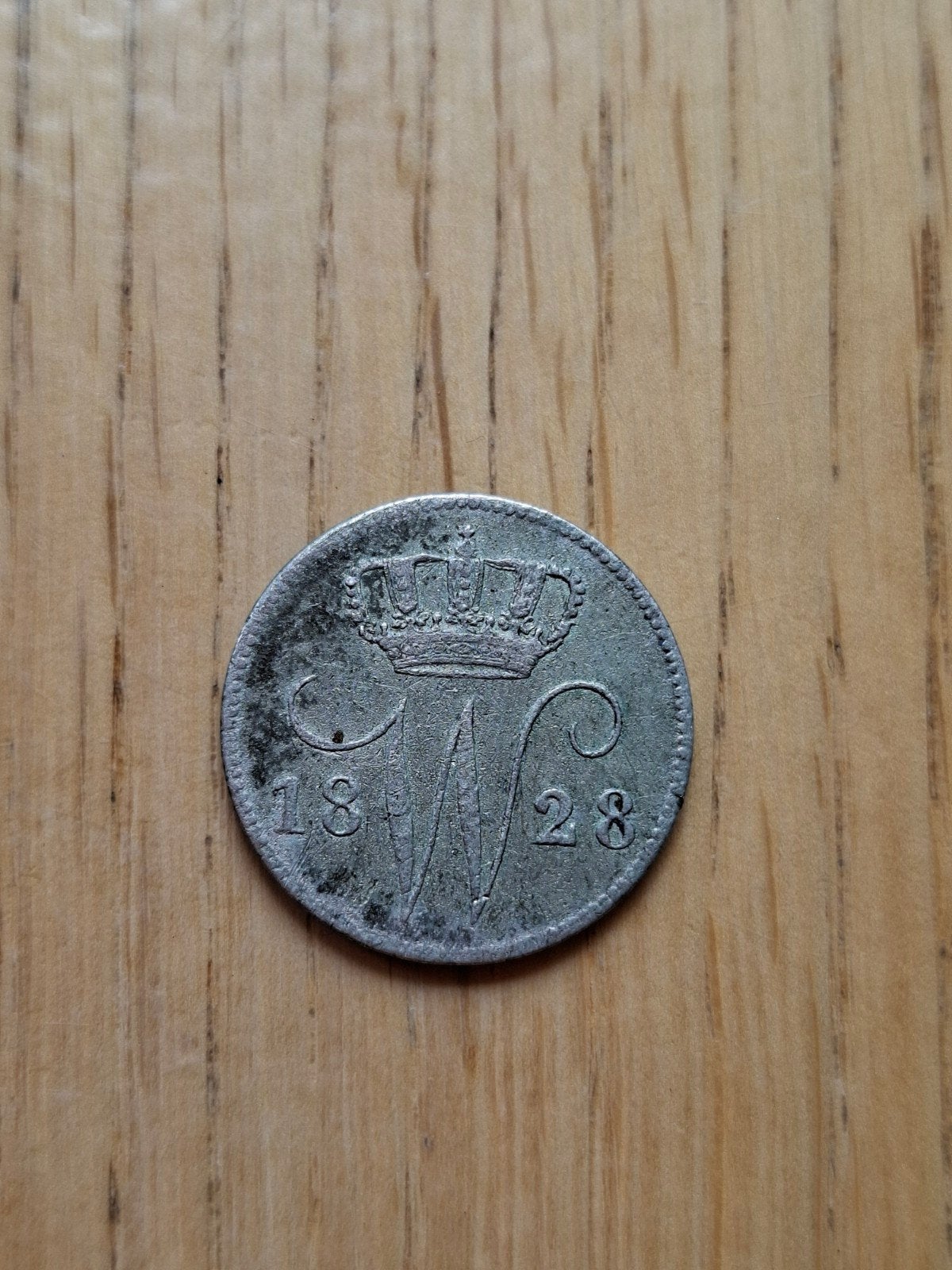25 cent 1828 B willem 1 zeldzaam!, Ophalen of Verzenden, Koning Willem I, 25 cent