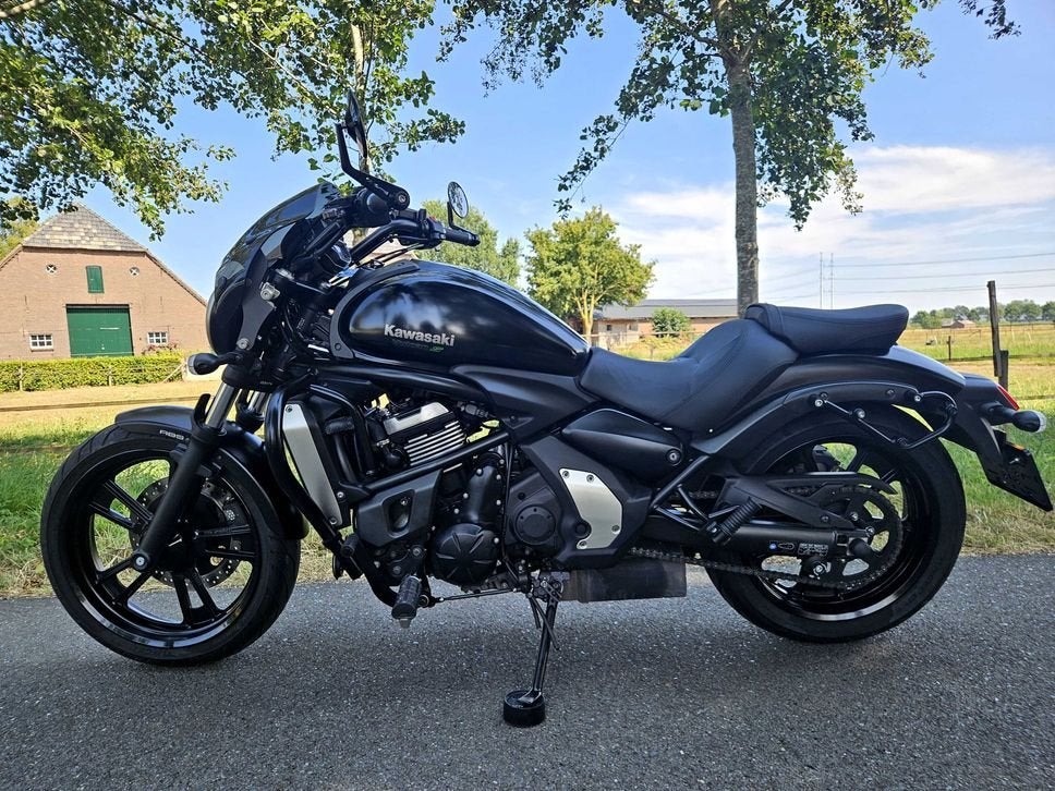 KAWASAKI VULCAN-S 650 ABS 2015 VALBEUGEL BAR-END SPIEGEL, 2 cilinders, Bedrijf, Onbekend, KAWASAKI