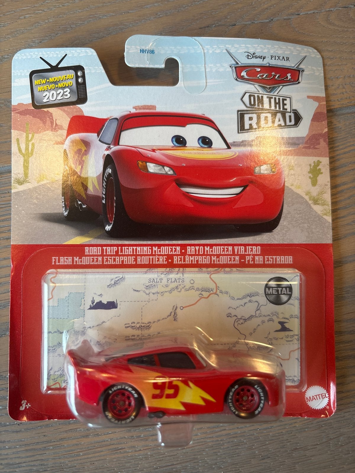 Disney Cars Road Trip Bliksem McQueen Diecast 2023, Ophalen of Verzenden, Nieuw