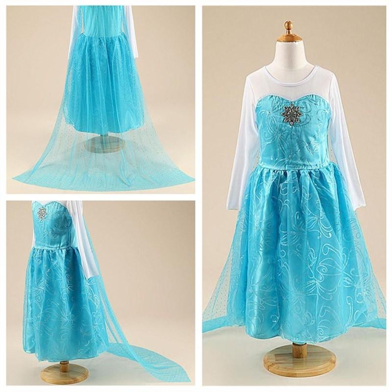 Elsa jurk Frozen *maat 92 tm 134*, Kinderen en Baby's, Ophalen of Verzenden, Nieuw, 122 t/m 128, Meisje