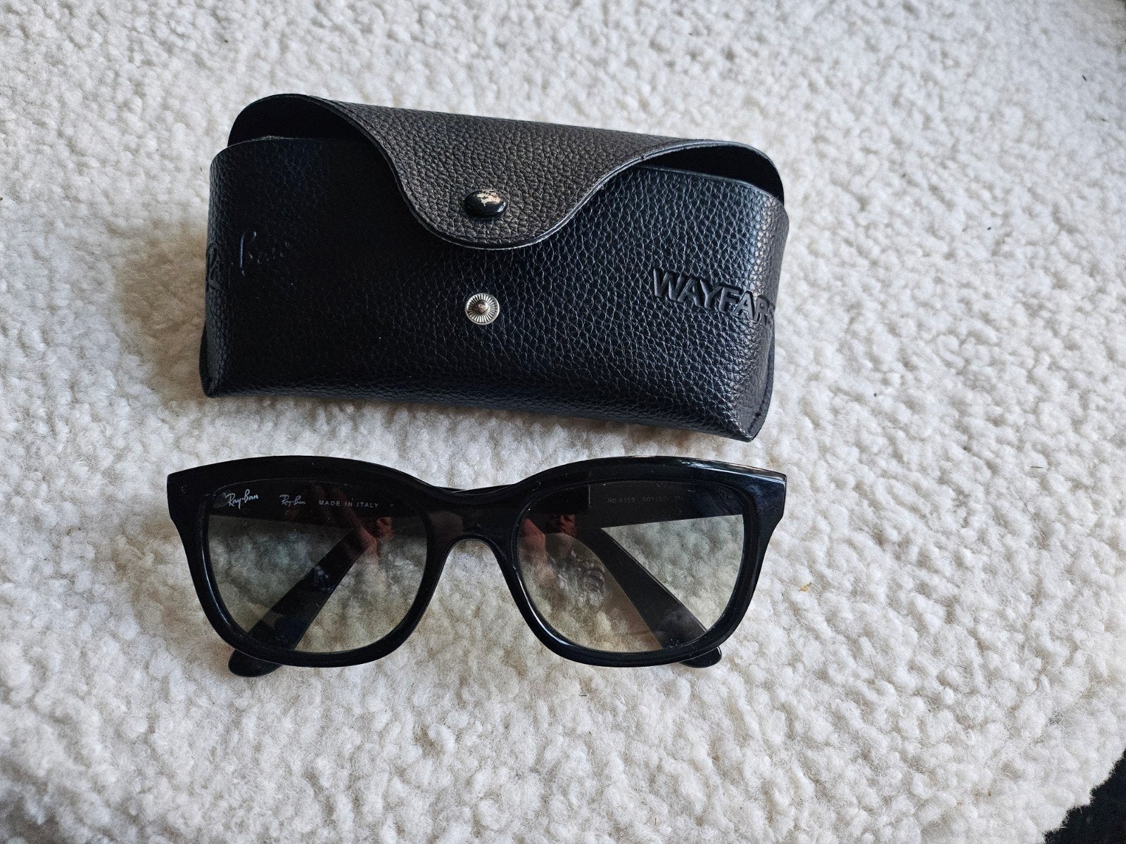 RAYBAN rb4159 Faded 2tone Glazen, Ophalen of Verzenden, Zo goed als nieuw, Ray-Ban
