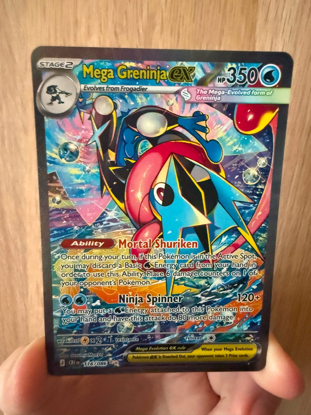 Mega Greninja, Ophalen of Verzenden, Zo goed als nieuw
