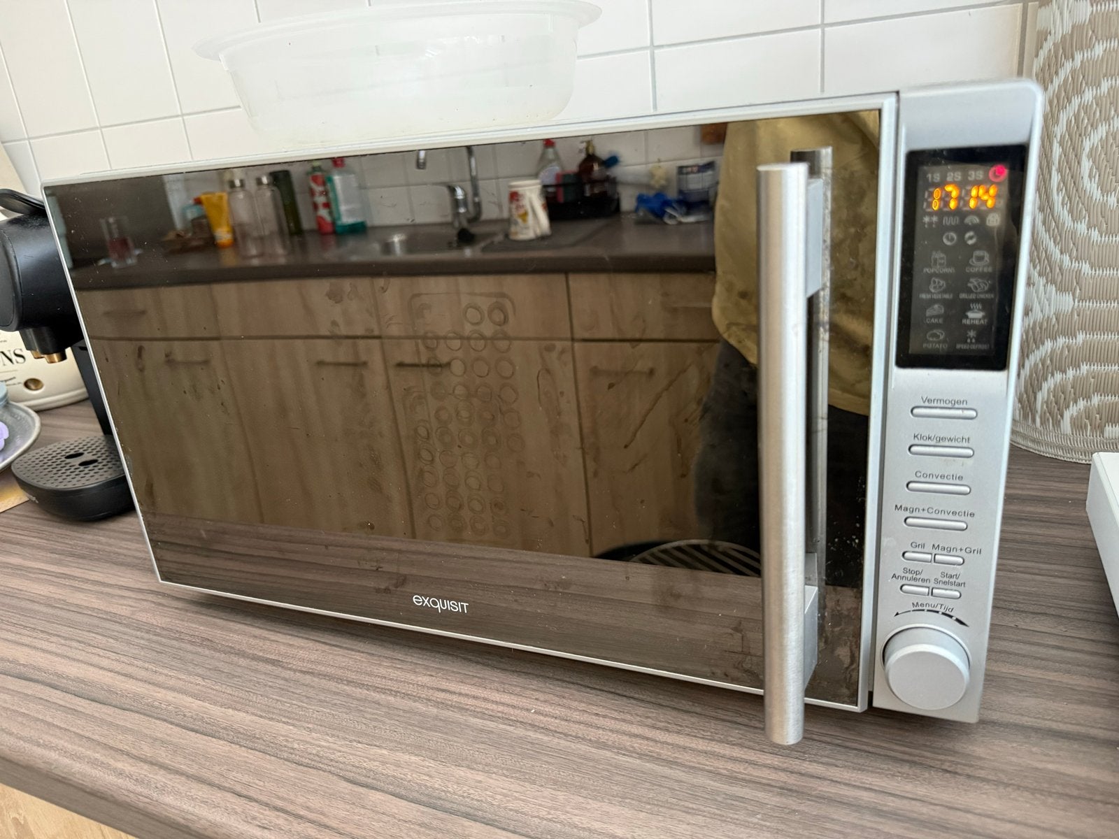 Exquisit Magnetron - WD90D25ESLR, Ophalen, Draaiplateau, Vrijstaand, Magnetron