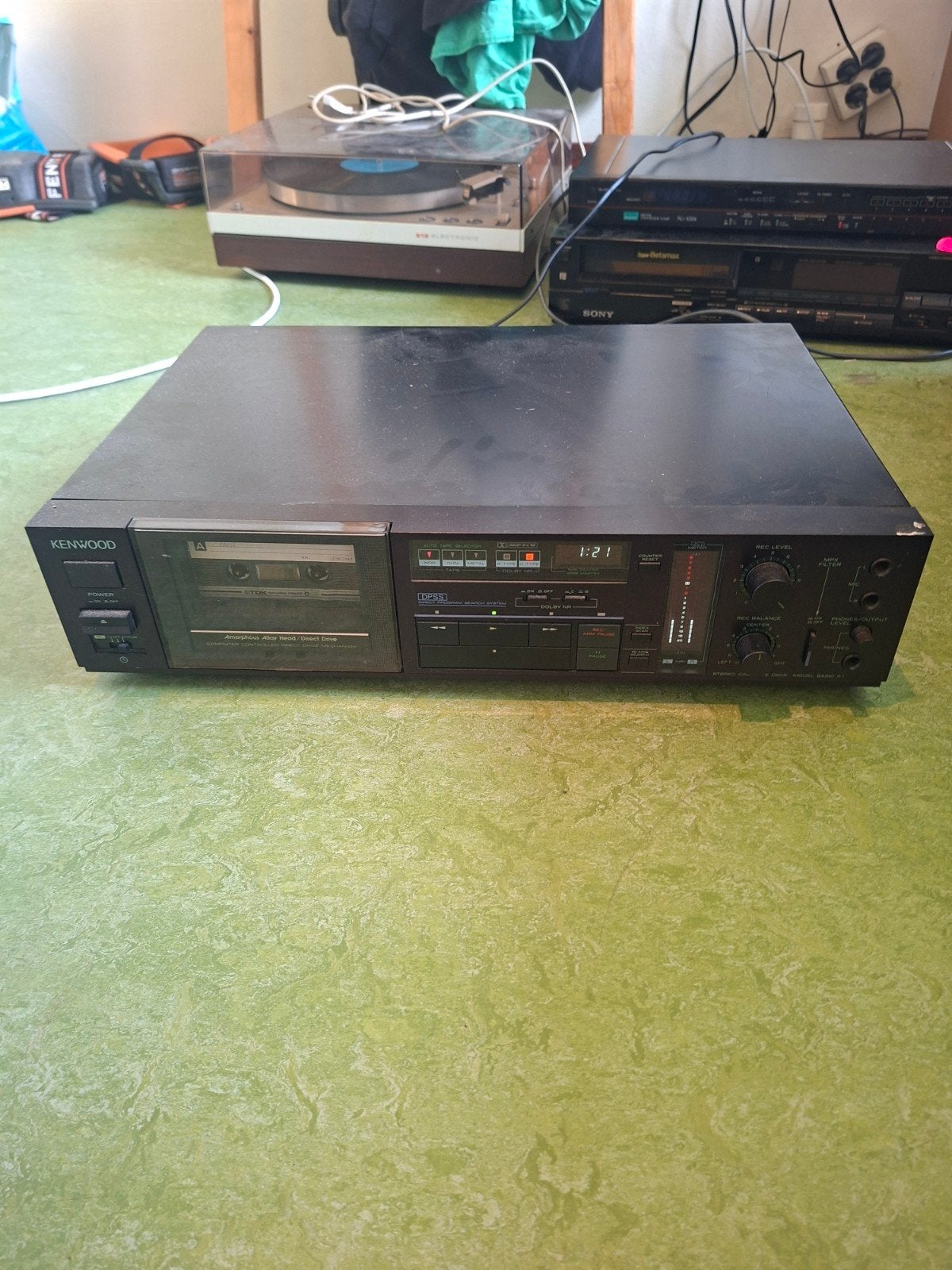 Kenwood Basic X1 Cassettedeck - Defect, Ophalen, Enkel, Kenwood, Tiptoetsen