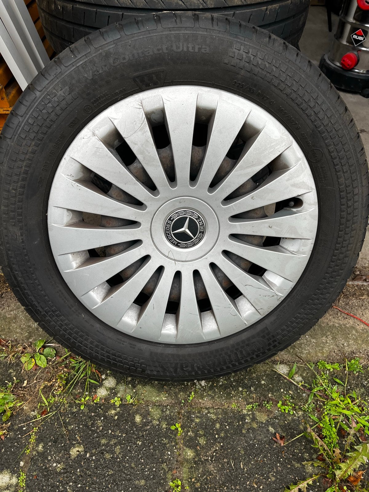 Continental VanContact Ultra 225/55 R17 C Winterbanden, Auto-onderdelen, Ophalen, Banden en Velgen, 17 inch, Bestelwagen