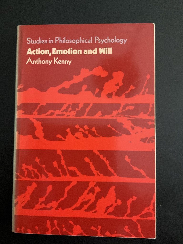 Action, Emotion and Will, Boeken, Gelezen, Metafysica of Natuurfilosofie, A. Kenny, Ophalen of Verzenden