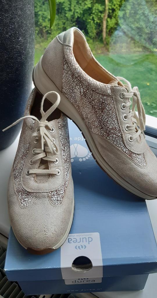 Durea sneakers mt 6,5 - G, Durea, Beige, Ophalen of Verzenden, Sneakers of Gympen