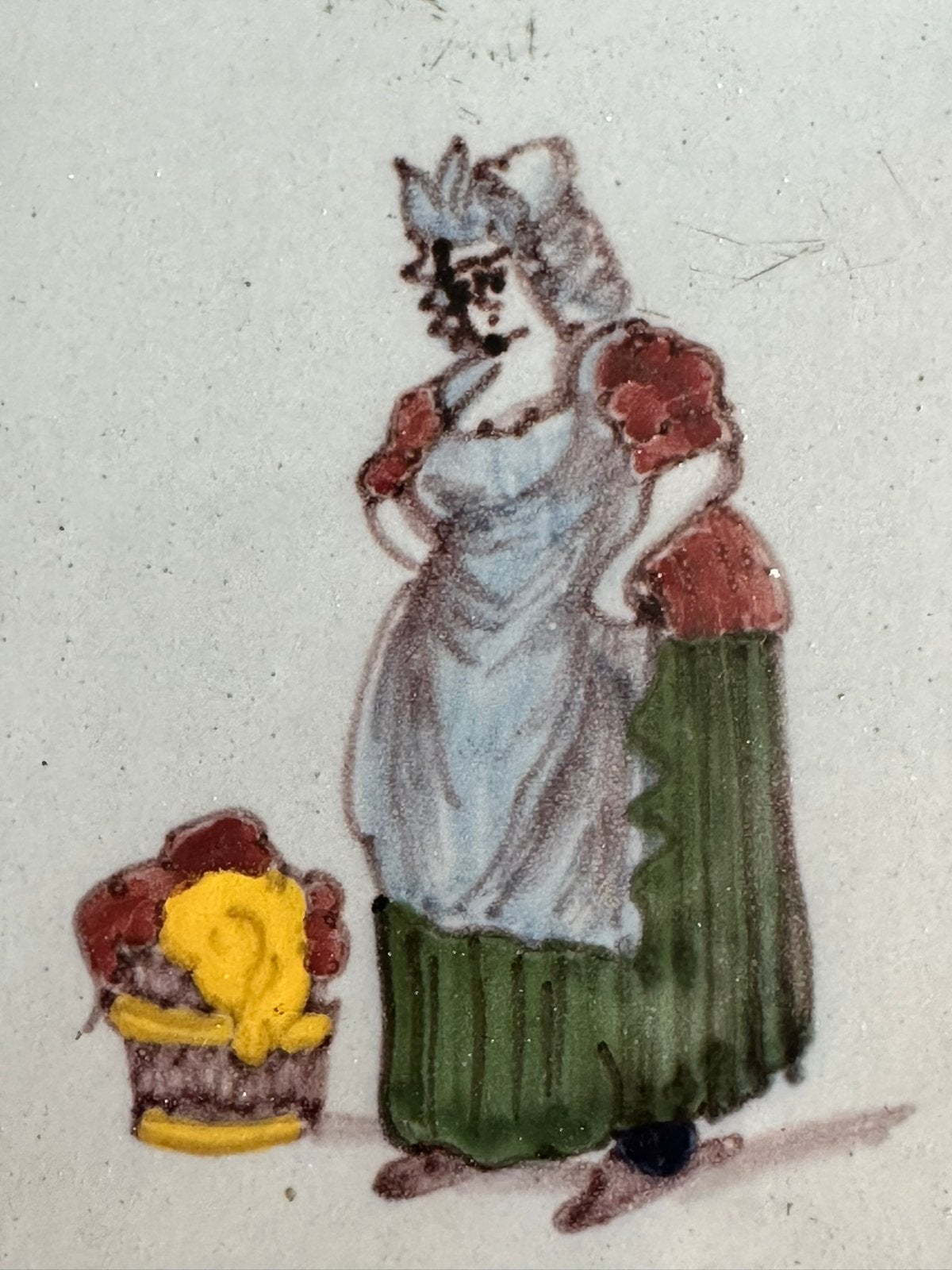 Antieke tegel 2, Ophalen of Verzenden