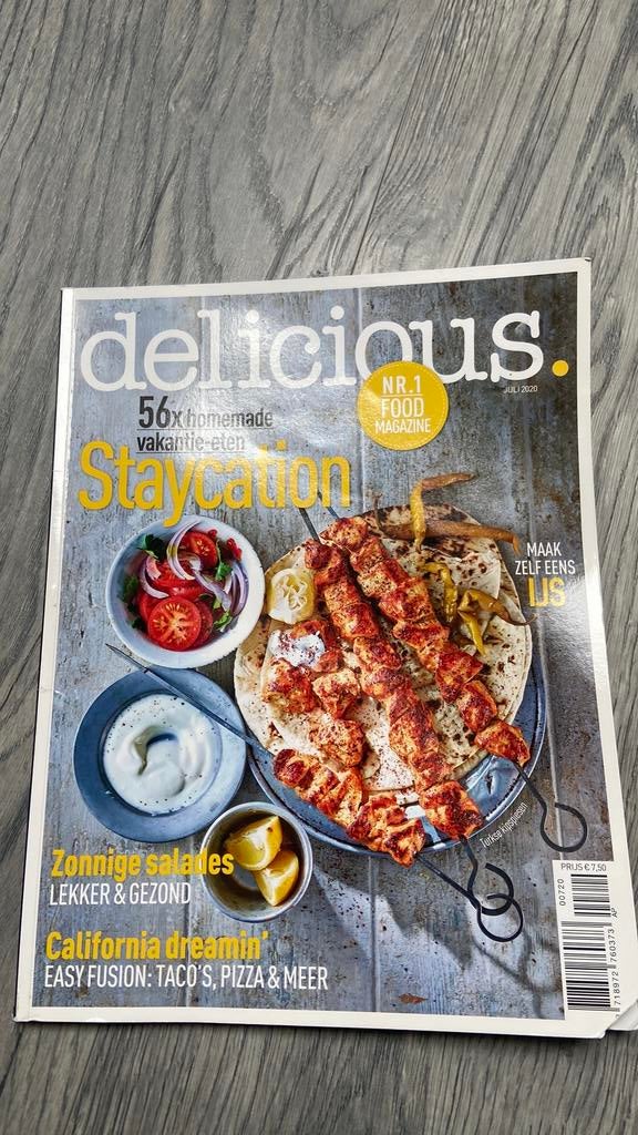 Tijdschrift delicious, Boeken, Kookboeken, Ophalen of Verzenden, Gelezen