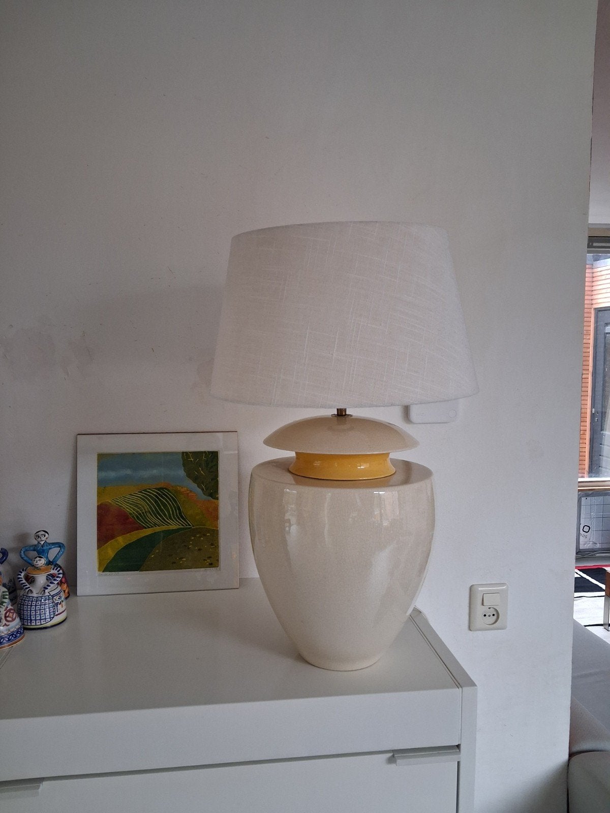 François Chatain keramische tafellamp, Ophalen, Minder dan 50 cm