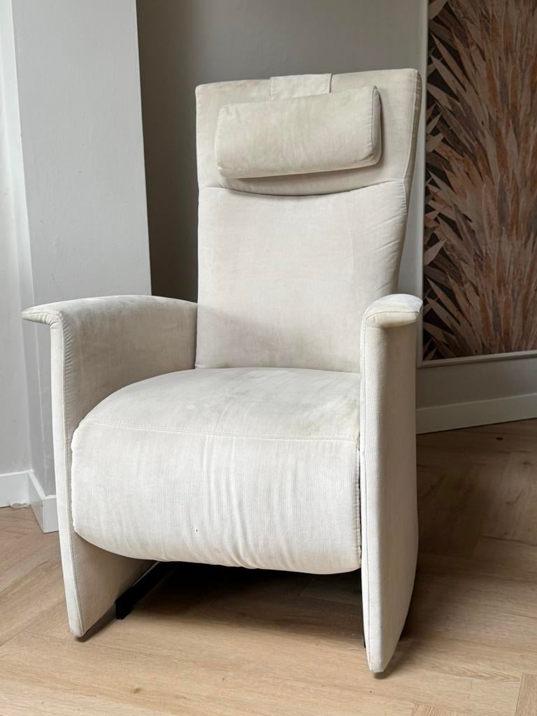 Sta op stoel creme, Ophalen, Gebruikt, 75 tot 100 cm, 50 tot 75 cm