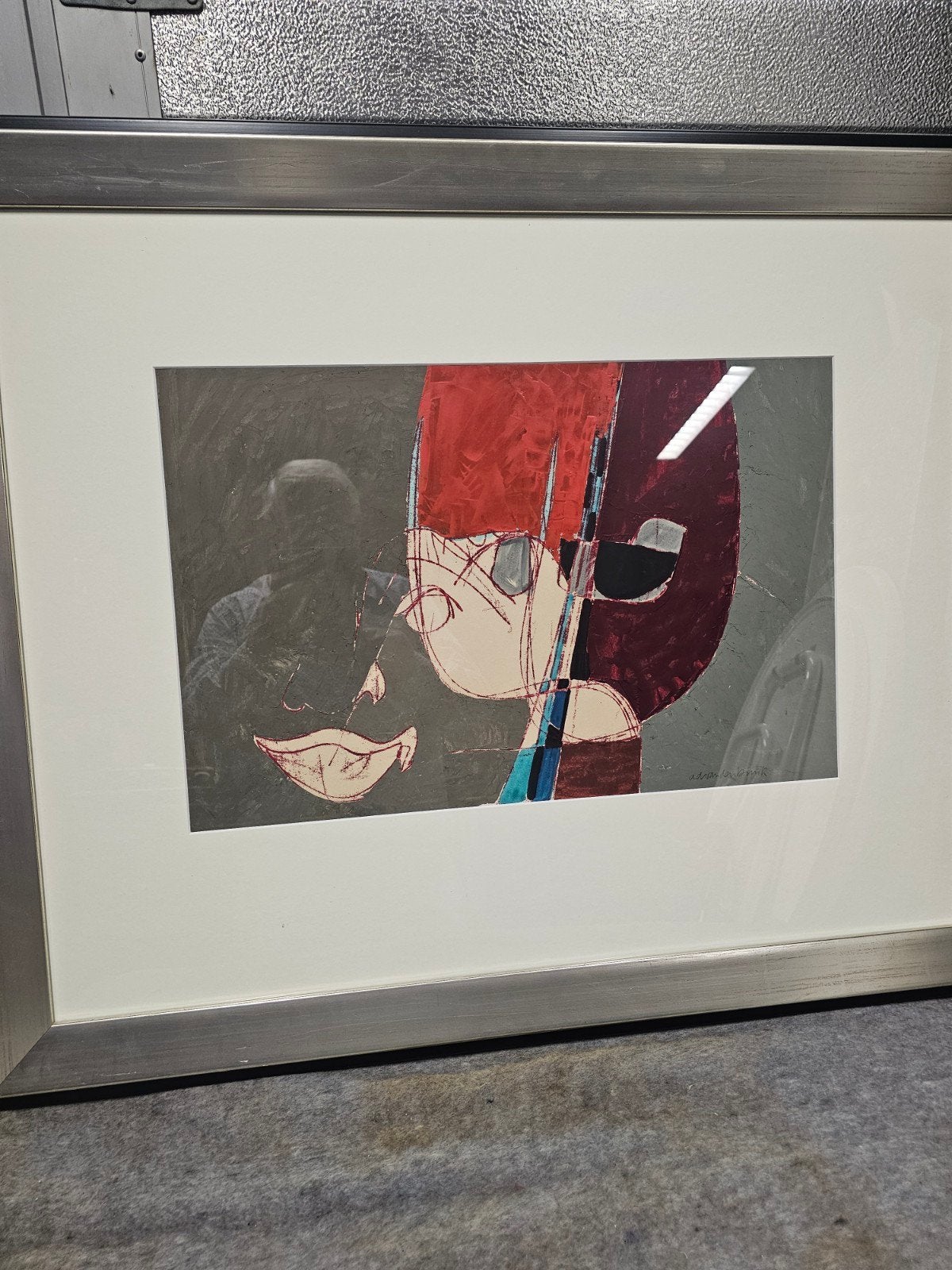 Modern Abstract Schilderij - Gesigneerd, Antiek en Kunst, Kunst | Schilderijen | Klassiek, Ophalen of Verzenden