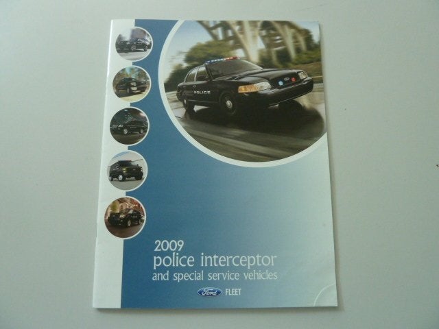 2009 Ford Police Interceptor & Special Service Veh Brochure, Ophalen of Verzenden, Gelezen, Ford