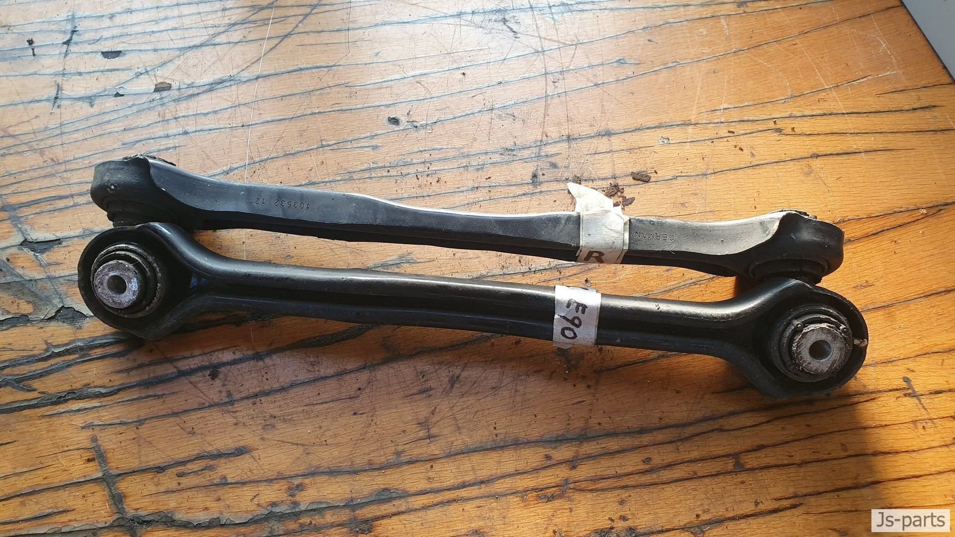 draagarm lang links en rechts achter BMW 3-serie E90, Gebruikt, -, -, Ophalen of Verzenden
