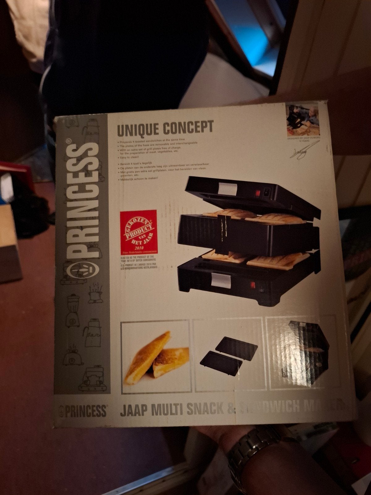 Princess Jaap Multi Snack & Sandwich Maker - Nieuw, Ophalen, Zo goed als nieuw