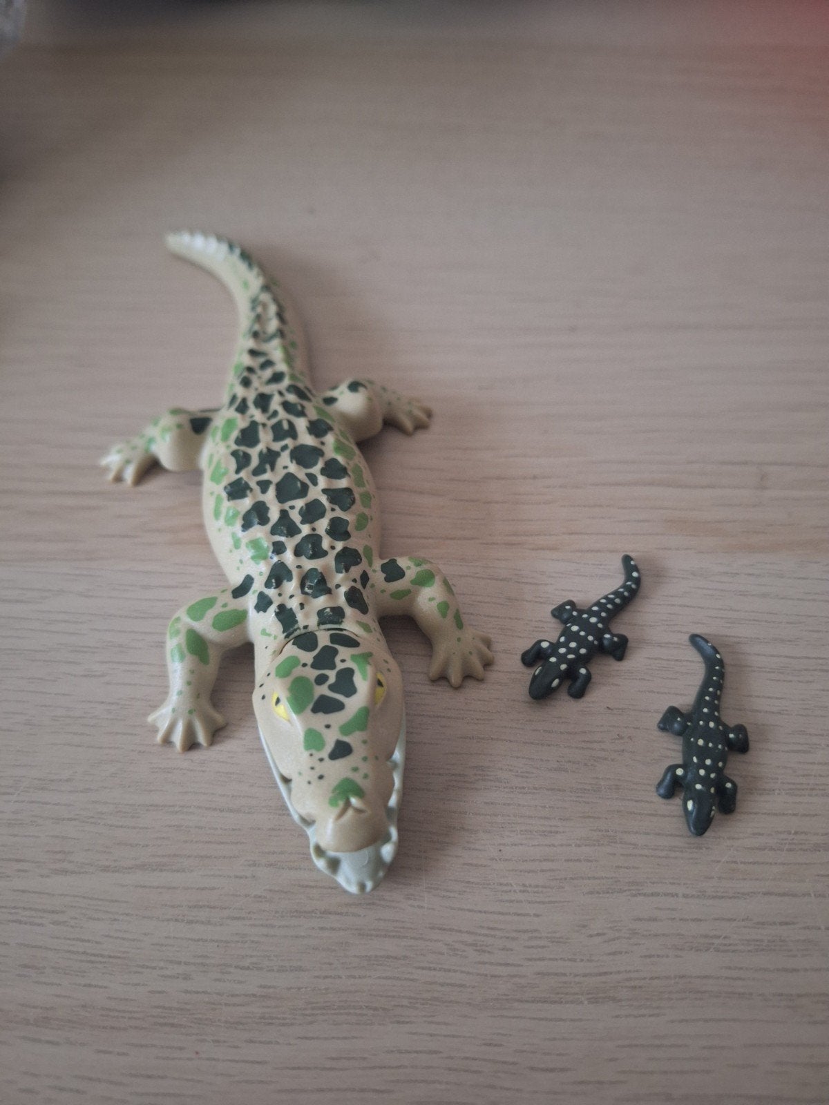 Playmobil Alligator met 2 baby krokodillen set 6644, Ophalen of Verzenden, Gebruikt