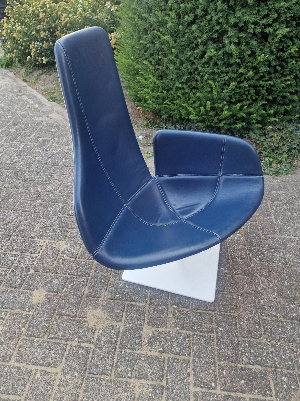 Moroso Fjord Relax., Ophalen, Gebruikt, Blauw, Leer