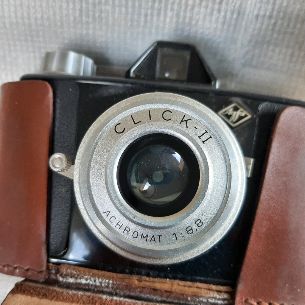 Vintage fototoestel Agfa Click-II Achromat 1:8,8, Verzamelen, Fotografica en Filmapparatuur, Ophalen, 1960 tot 1980