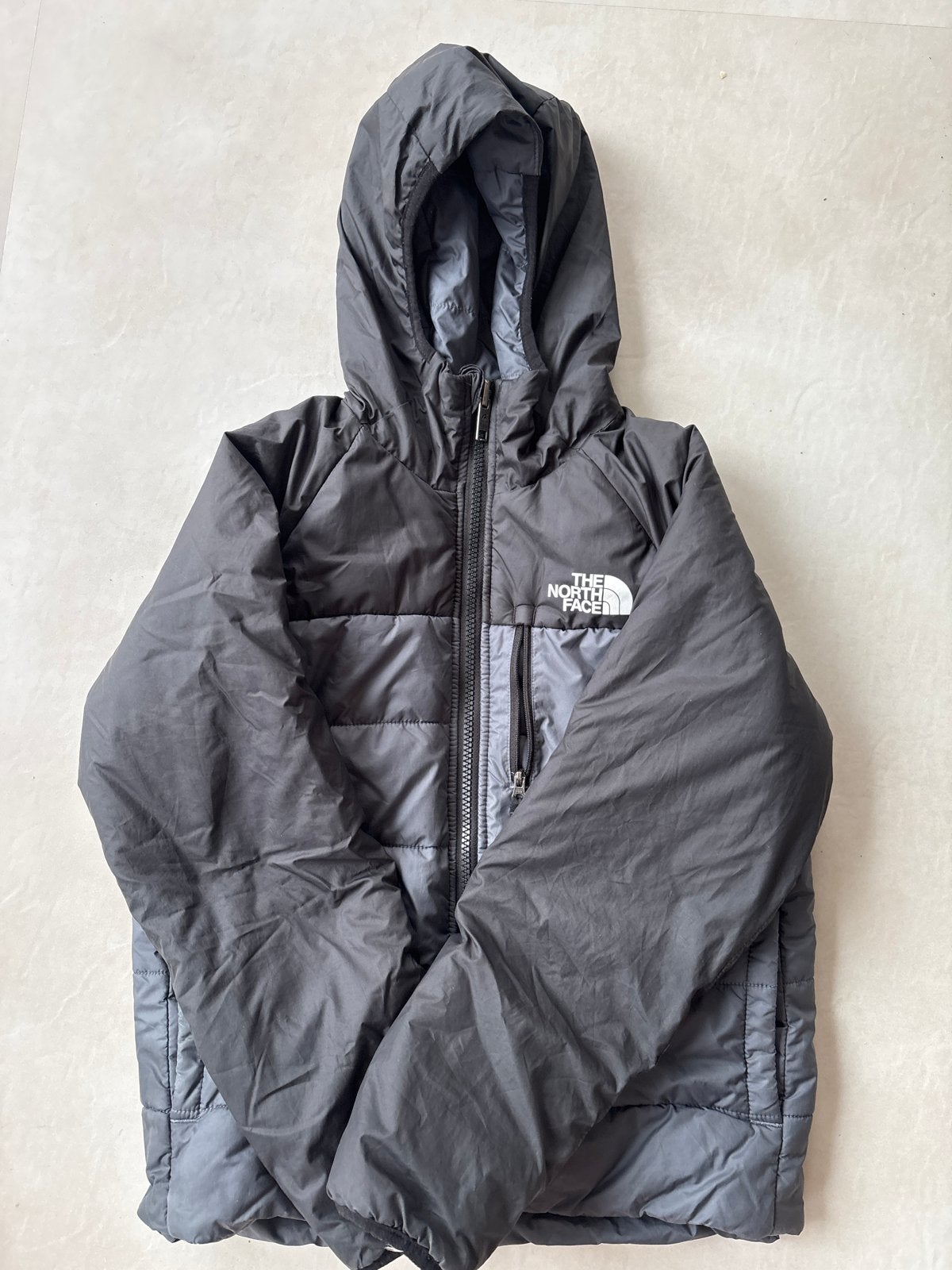 The North Face Puffer Jas Zwart - Maat S, Kleding | Heren, Ophalen, Zo goed als nieuw, Maat 46 (S) of kleiner, Zwart