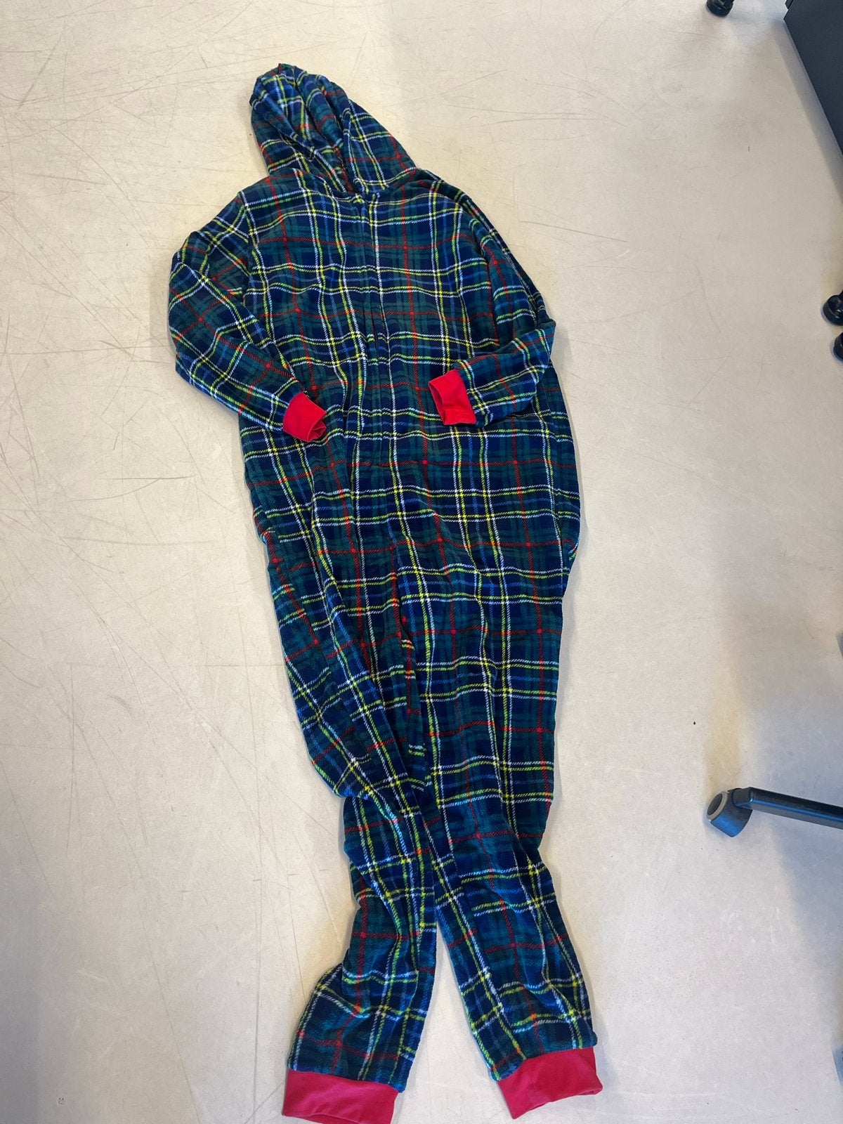 Nieuwe HEMA War Child Onesie - Maat L - Ruitpatroon, Ophalen, Nieuw, Maat 42/44 (L), Blauw