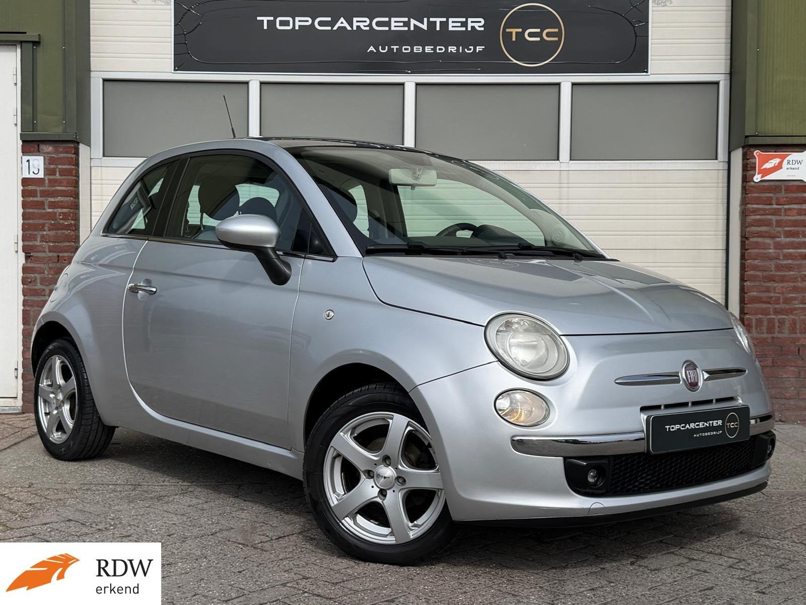 Fiat 500 1.2 Lounge/AIRCO/PANO/APK, Auto's, Fiat, Euro 5, Gebruikt, 4 cilinders, 840 kg