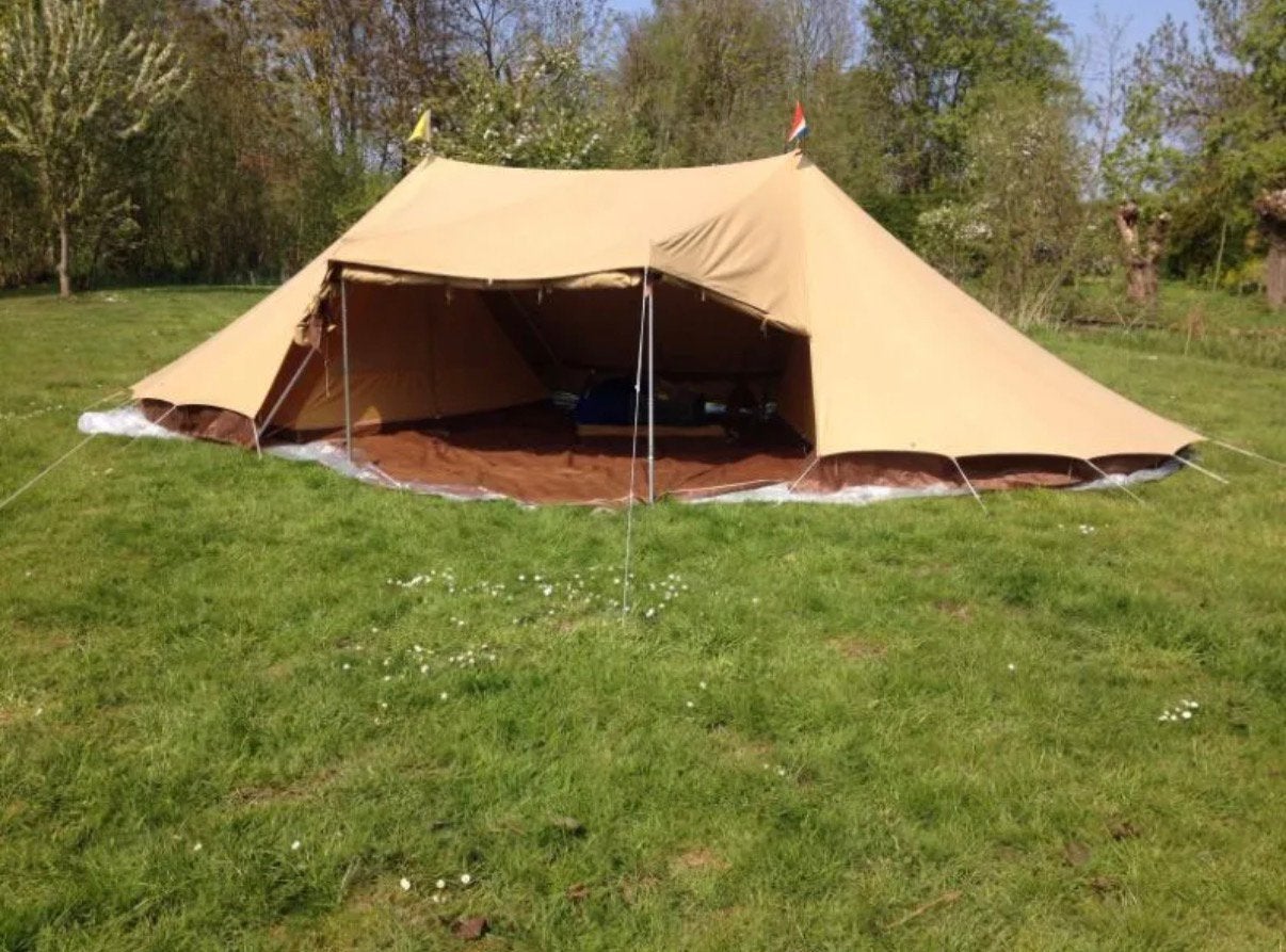 Erdman giraffe familie tent, Caravans en Kamperen, Tenten, Ophalen, Zo goed als nieuw